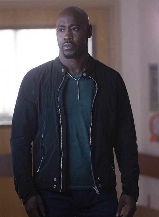 Harpoon Amenadiel Inspired Black Cotton Jacket - Lucifer S02 Style