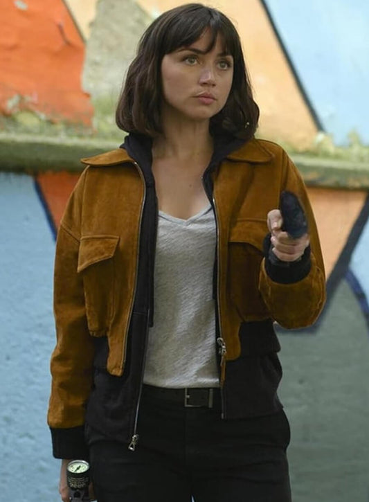 Harpoon Dani Miranda Inspired Brown Leather Jacket - The Gray Man Style