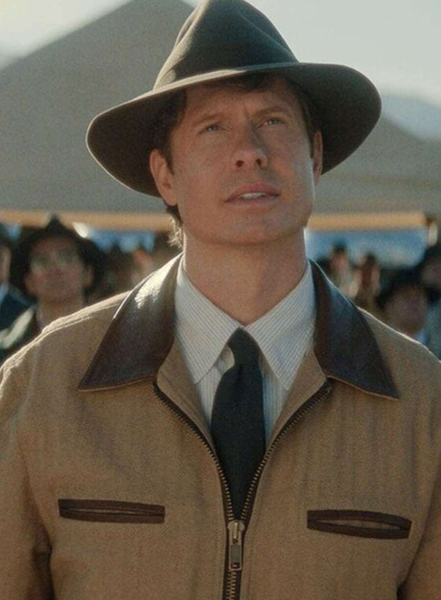 Harpoon Bill Randa Inspired Brown Cotton Jacket - Monarch Legacy Of Monsters Style