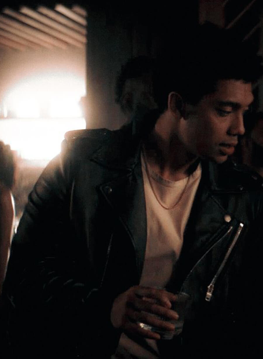 Harpoon Andre Anderson Inspired Black Leather Jacket - Gen V Style