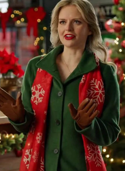 Harpoon Gwen Marley Inspired Green Coat - Snowy With A Chance Of Christmas Style