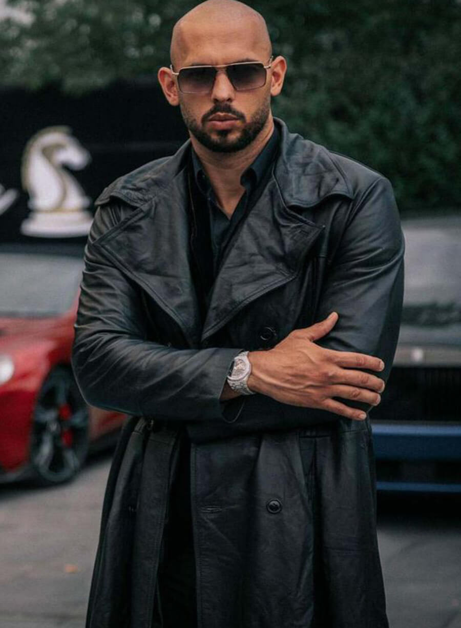 Harpoon Andrew Tate Inspired Black Coat