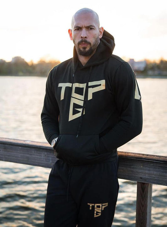 Harpoon Andrew Tate Inspired Black Hooded Jacket