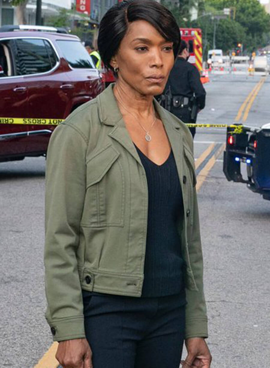 Harpoon Athena Grant Inspired Green Cotton Jacket - 9-1-1 Style