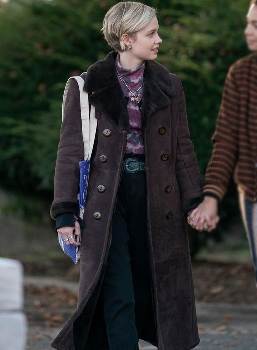 Harpoon Siobhan Sheehan Inspired Brown Coat - Mare of Easttown Style