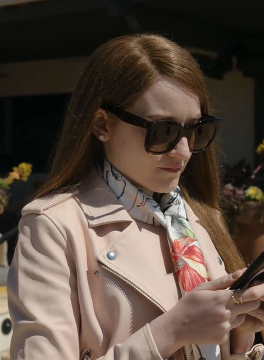 Harpoon Anna Delvey Inspired Pink Leather Jacket - Inventing Anna Style