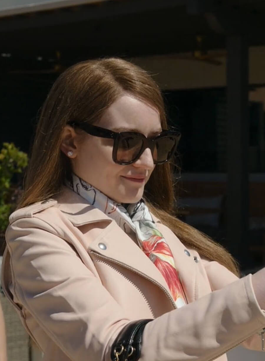 Harpoon Anna Delvey Inspired Pink Leather Jacket - Inventing Anna Style