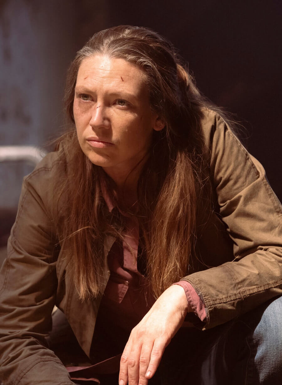 Harpoon Theresa 'Tess' Servopoulos Inspired Brown Cotton Fabric Cotton Jacket - The Last of Us Style