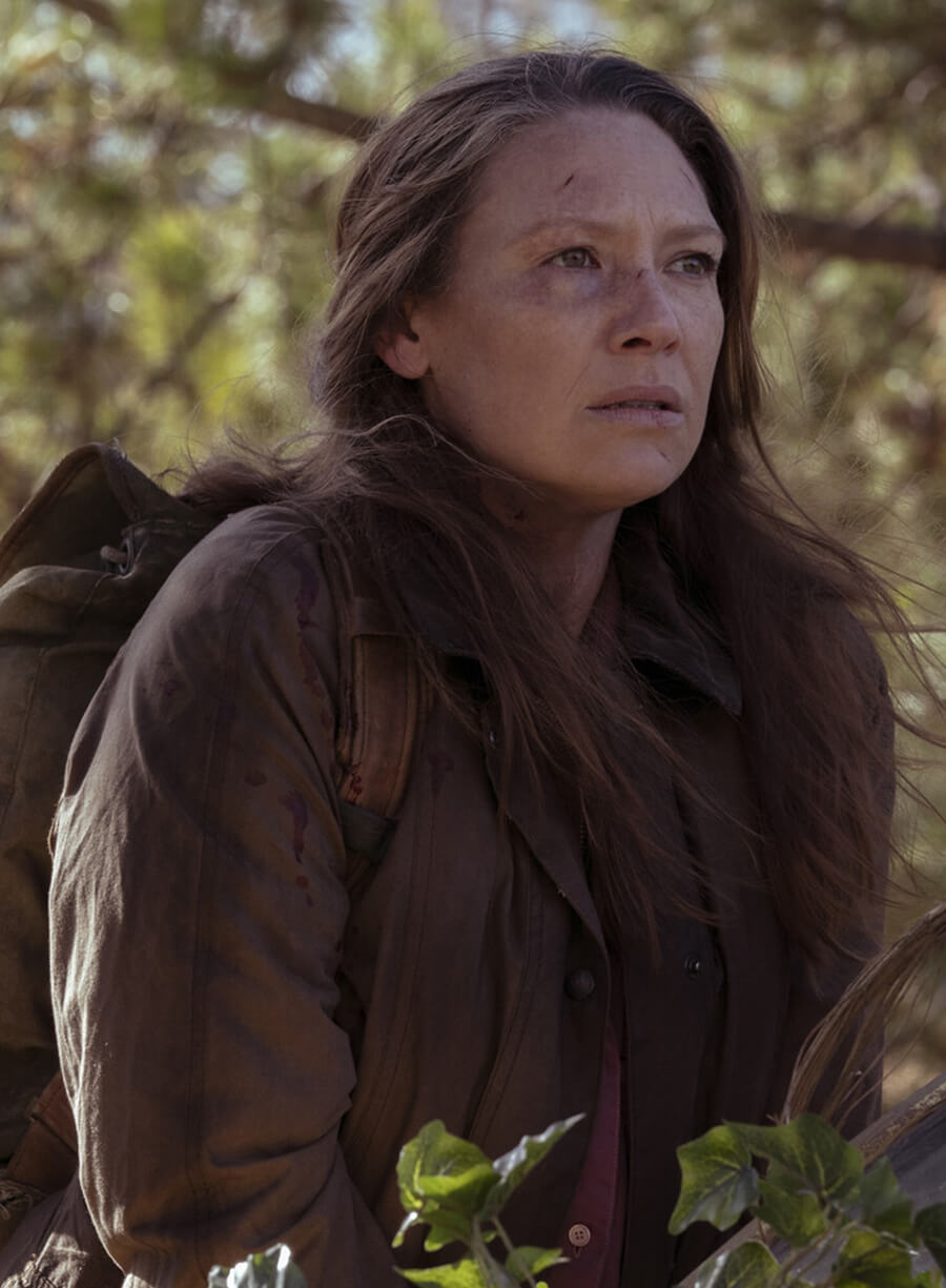 Harpoon Theresa 'Tess' Servopoulos Inspired Brown Cotton Fabric Cotton Jacket - The Last of Us Style