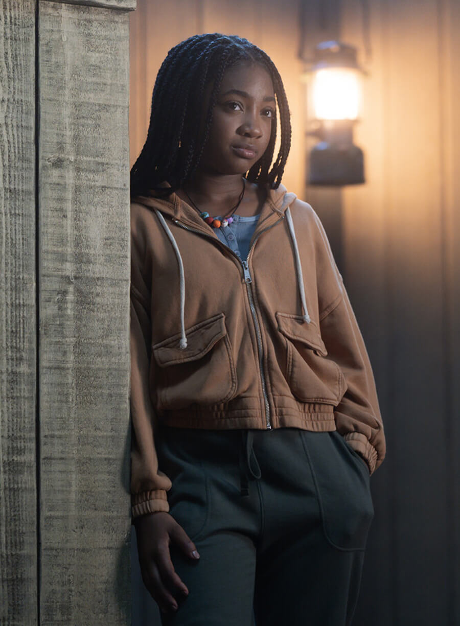 Harpoon Annabeth Chase Inspired Brown Hooded Jacket - Percy Jackson and the Olympians Style
