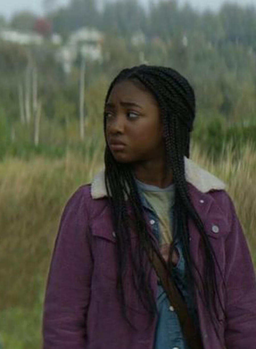 Harpoon Annabeth Chase Inspired Purple Leather Jacket - Percy Jackson and the Olympians Style