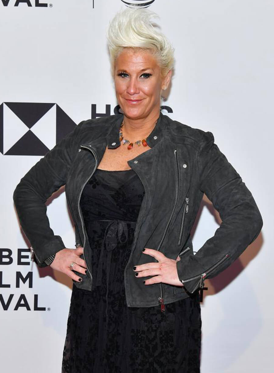 Harpoon Anne Burrell Inspired Black Real Leather Leather Jacket