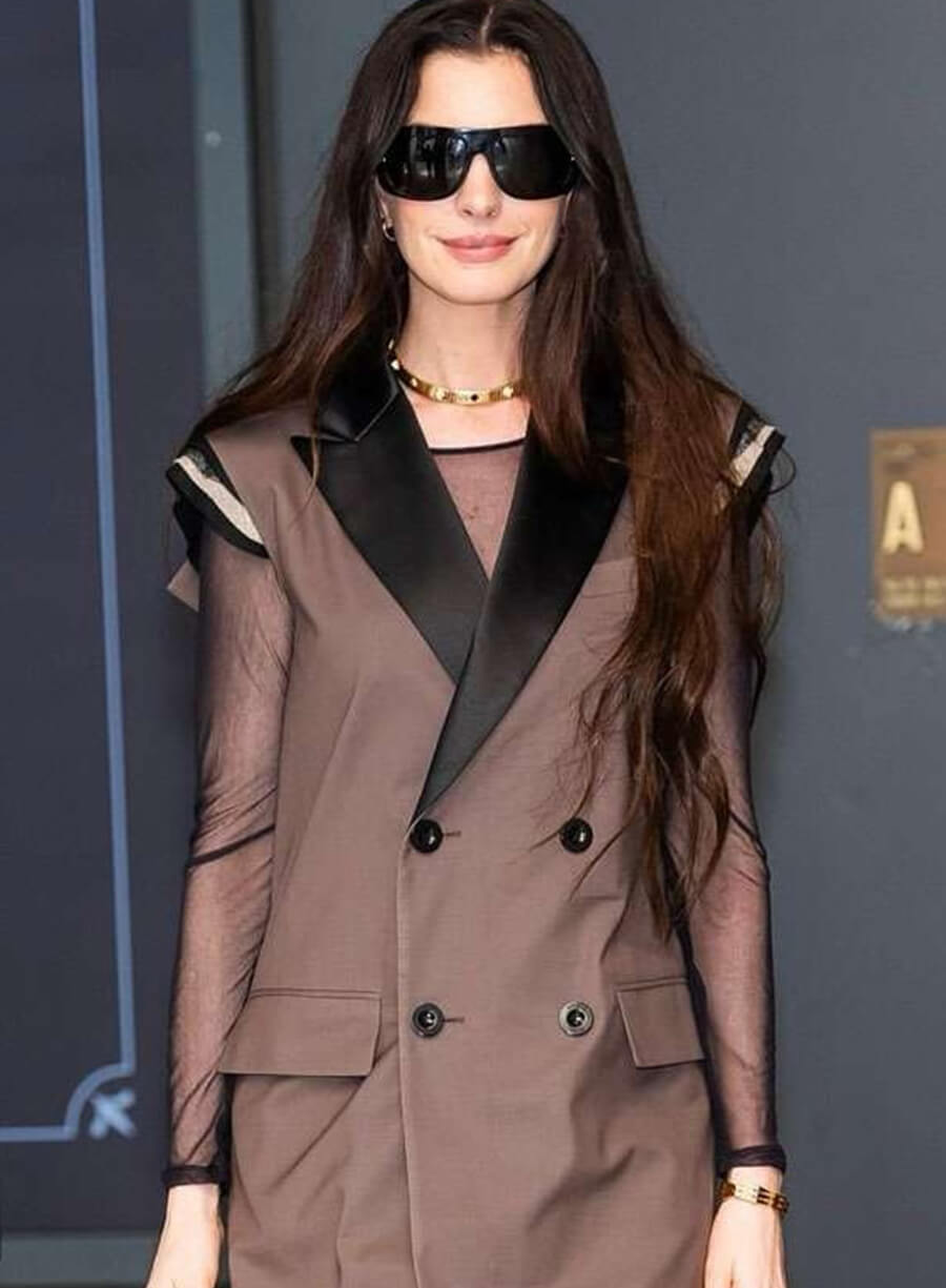 Anne Hathaway The Devil Wears Prada 2 Coat