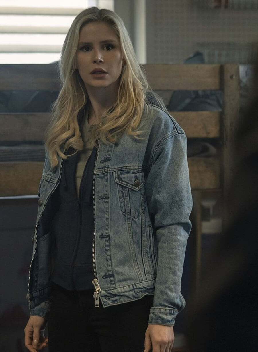 Harpoon Annie January Inspired Blue Denim Jacket - The Boys Style