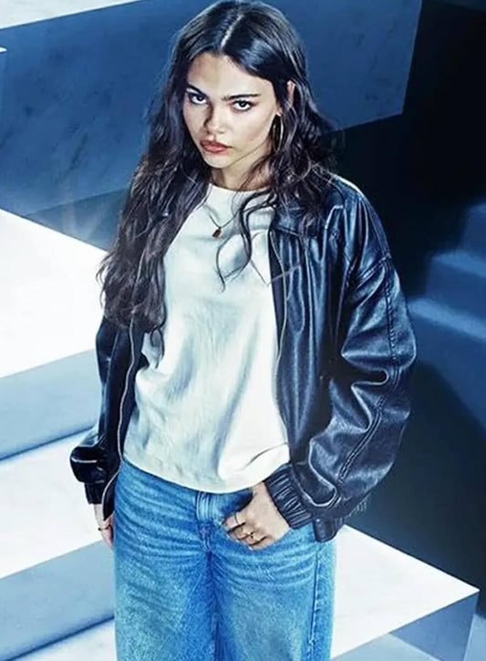 Harpoon Veronika Vanderberg Inspired Black Real Leather Leather Jacket - Now You See Me Now You Don't Style
