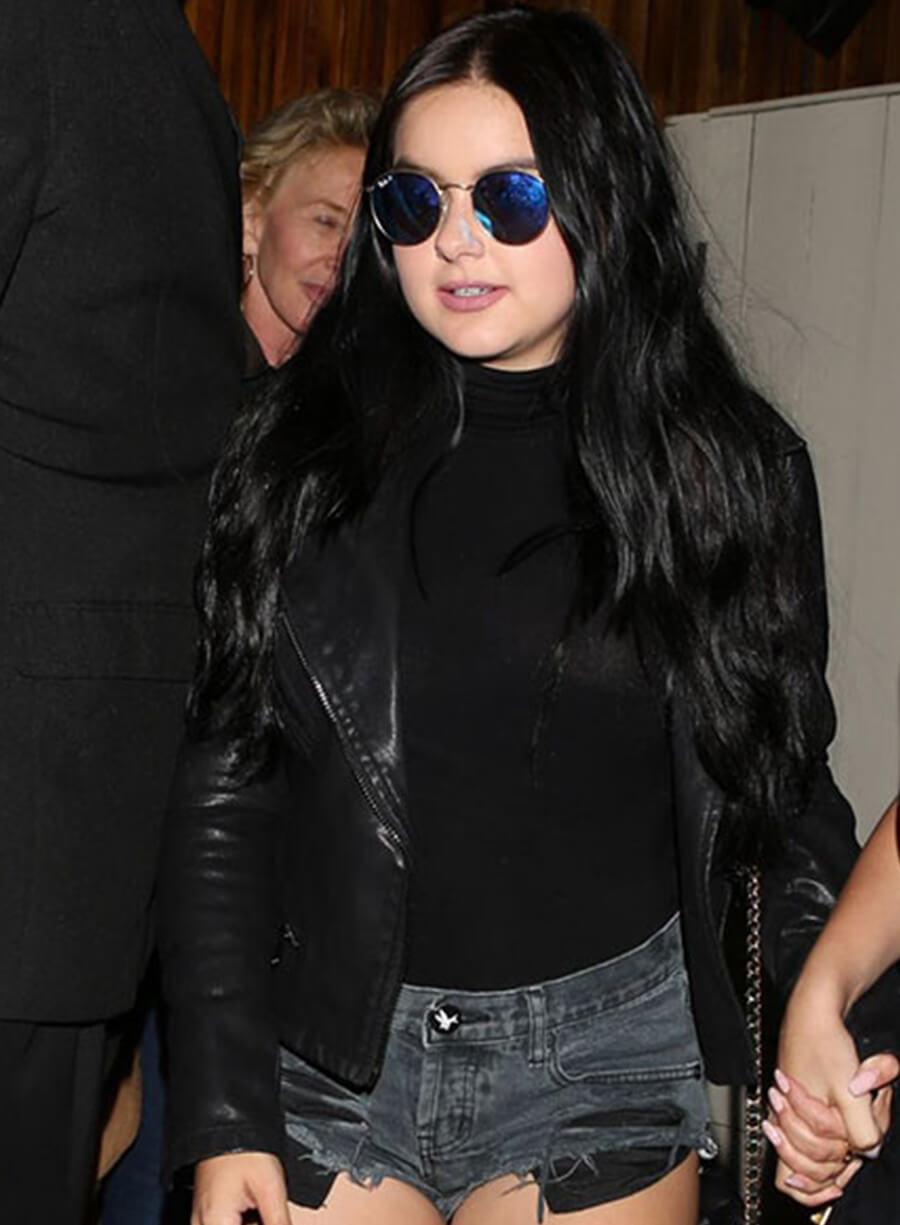 Harpoon Ariel Winter Inspired Black Biker Jacket