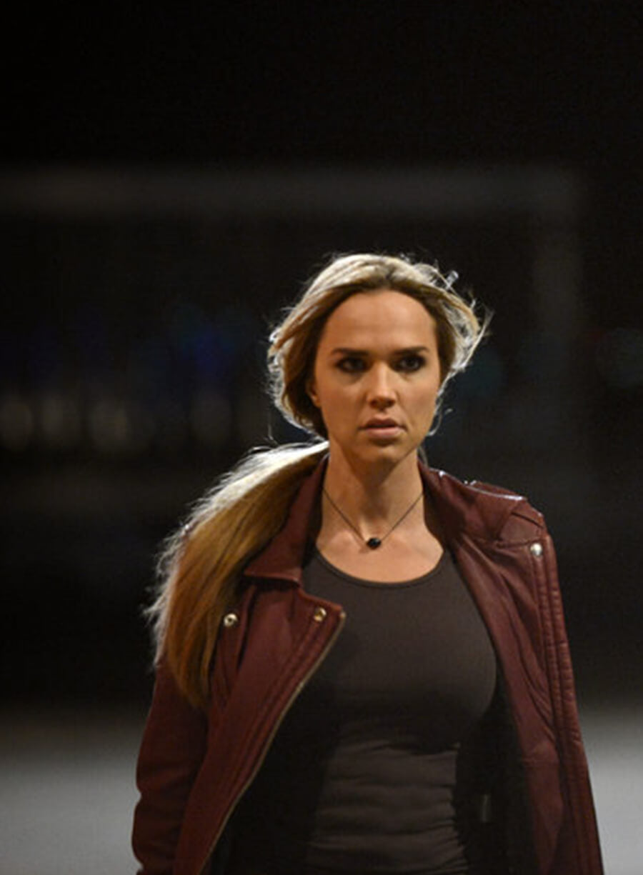 Harpoon Olivia Charity Inspired Maroon Real Leather Biker Jacket - Midnight Texas Style