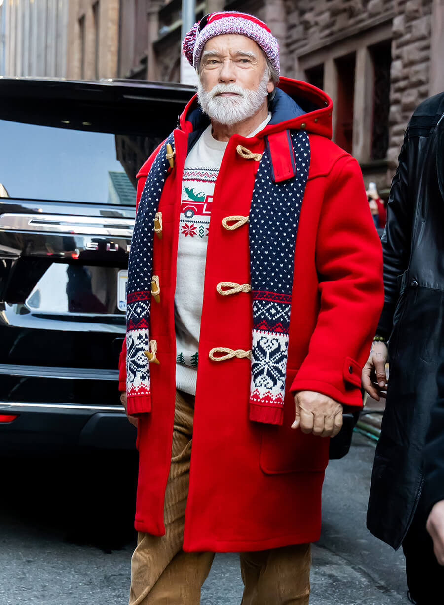 Harpoon Santa Claus Inspired Red Coat - The Man with the Bag Style