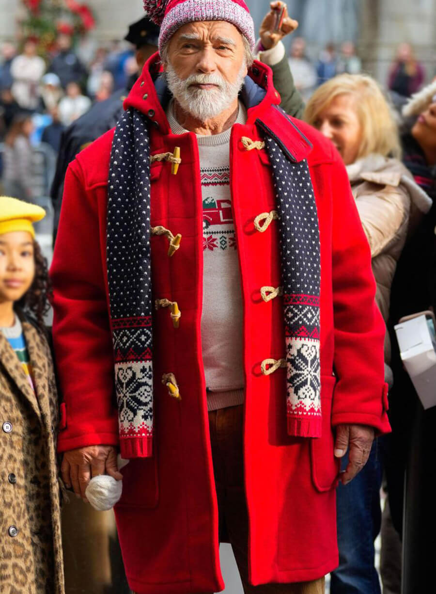 Harpoon Santa Claus Inspired Red Coat - The Man with the Bag Style