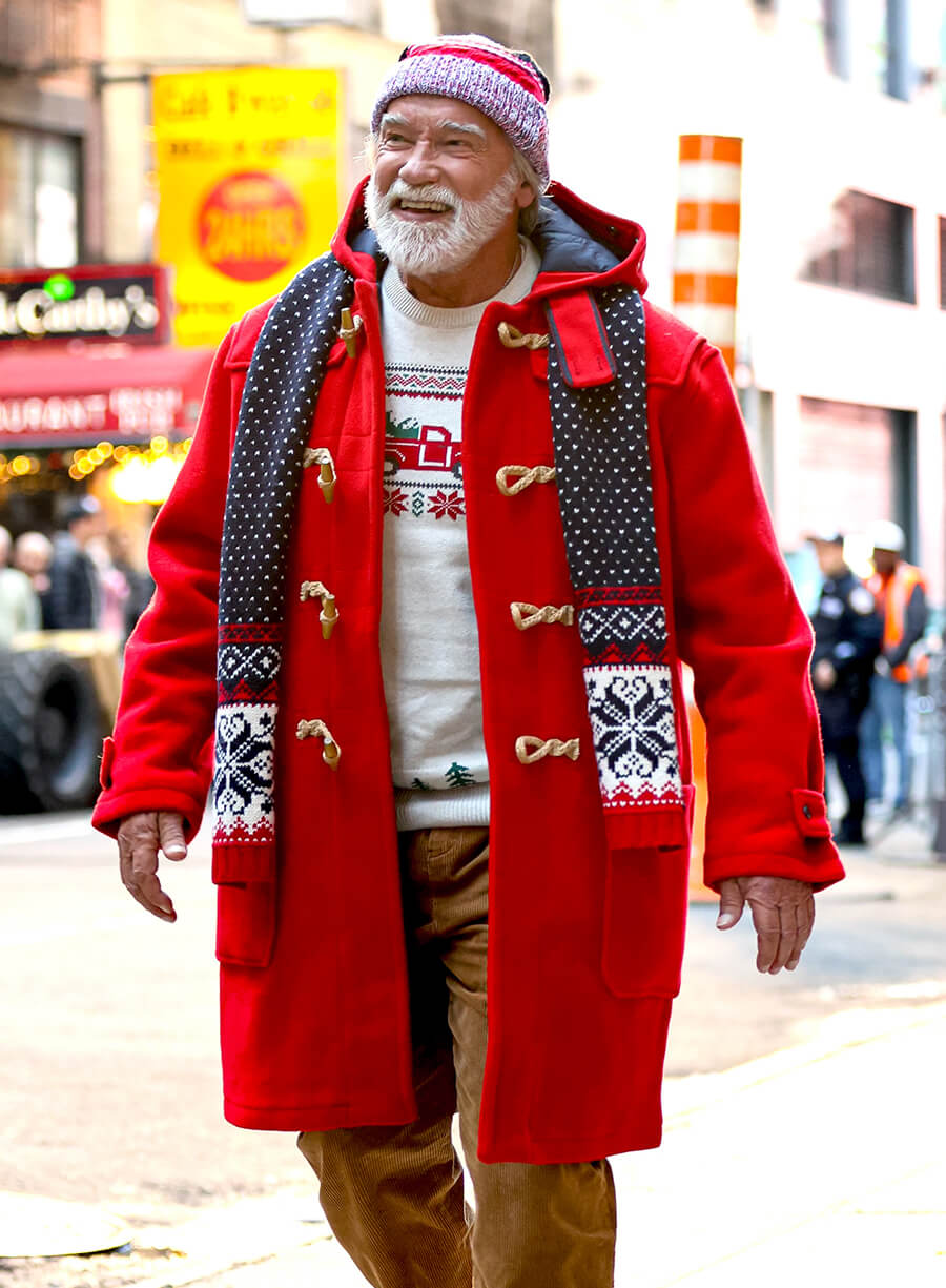 Harpoon Santa Claus Inspired Red Coat - The Man with the Bag Style