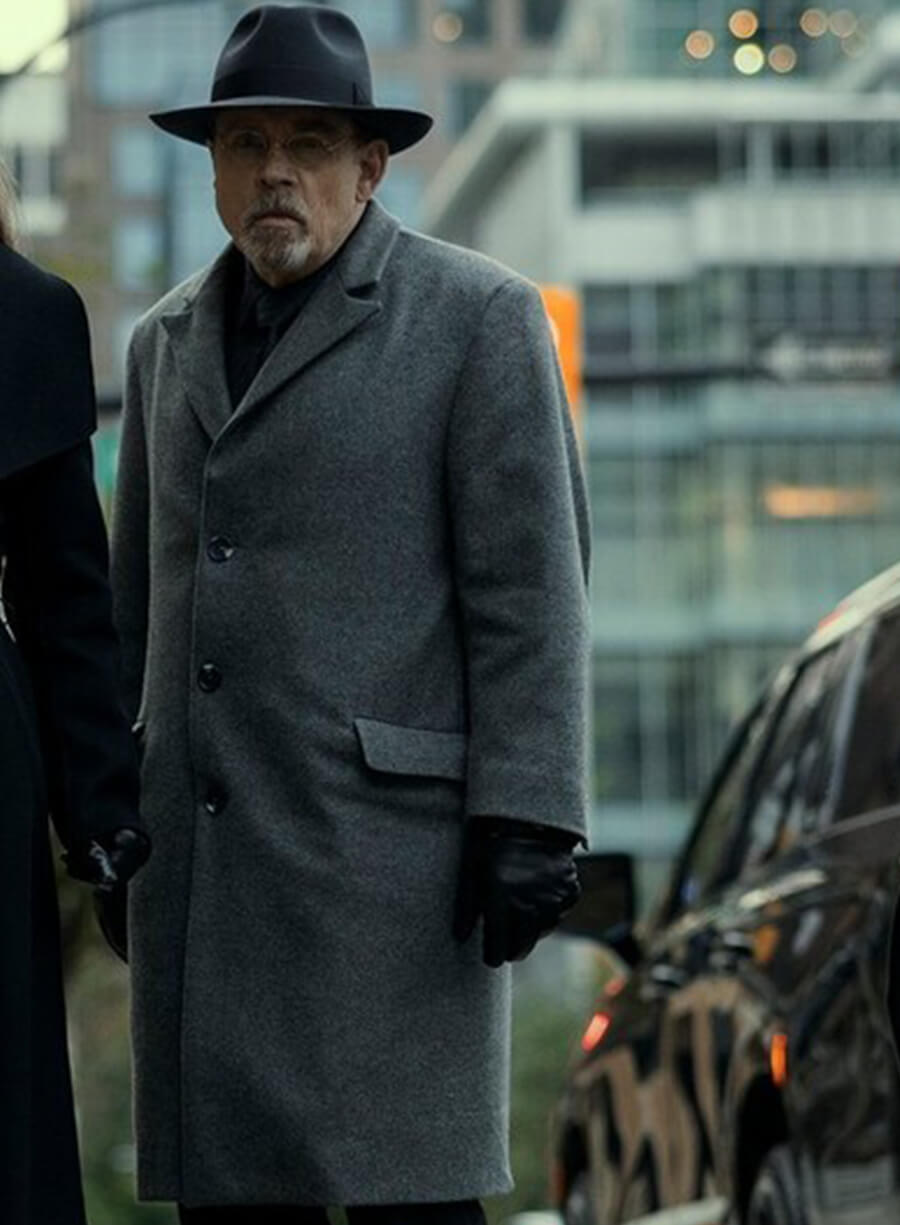 Harpoon Arthur Pym Inspired Grey Coat - The Fall of the House of Usher Style