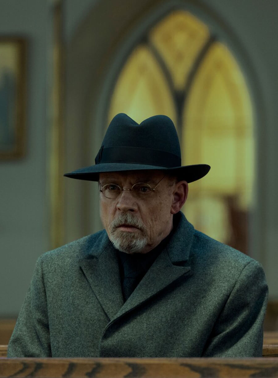 Harpoon Arthur Pym Inspired Grey Coat - The Fall of the House of Usher Style