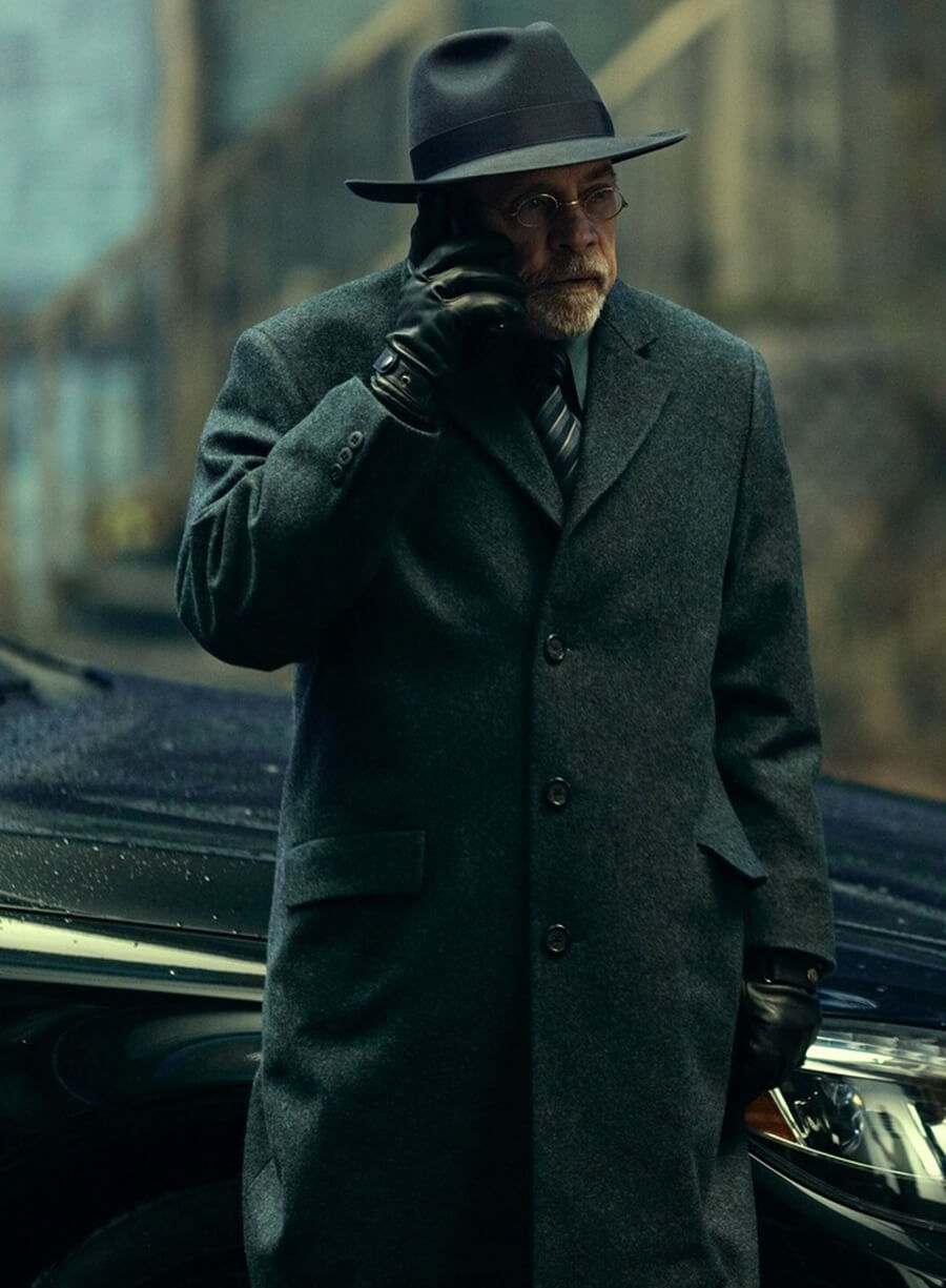 Harpoon Arthur Pym Inspired Grey Coat - The Fall of the House of Usher Style