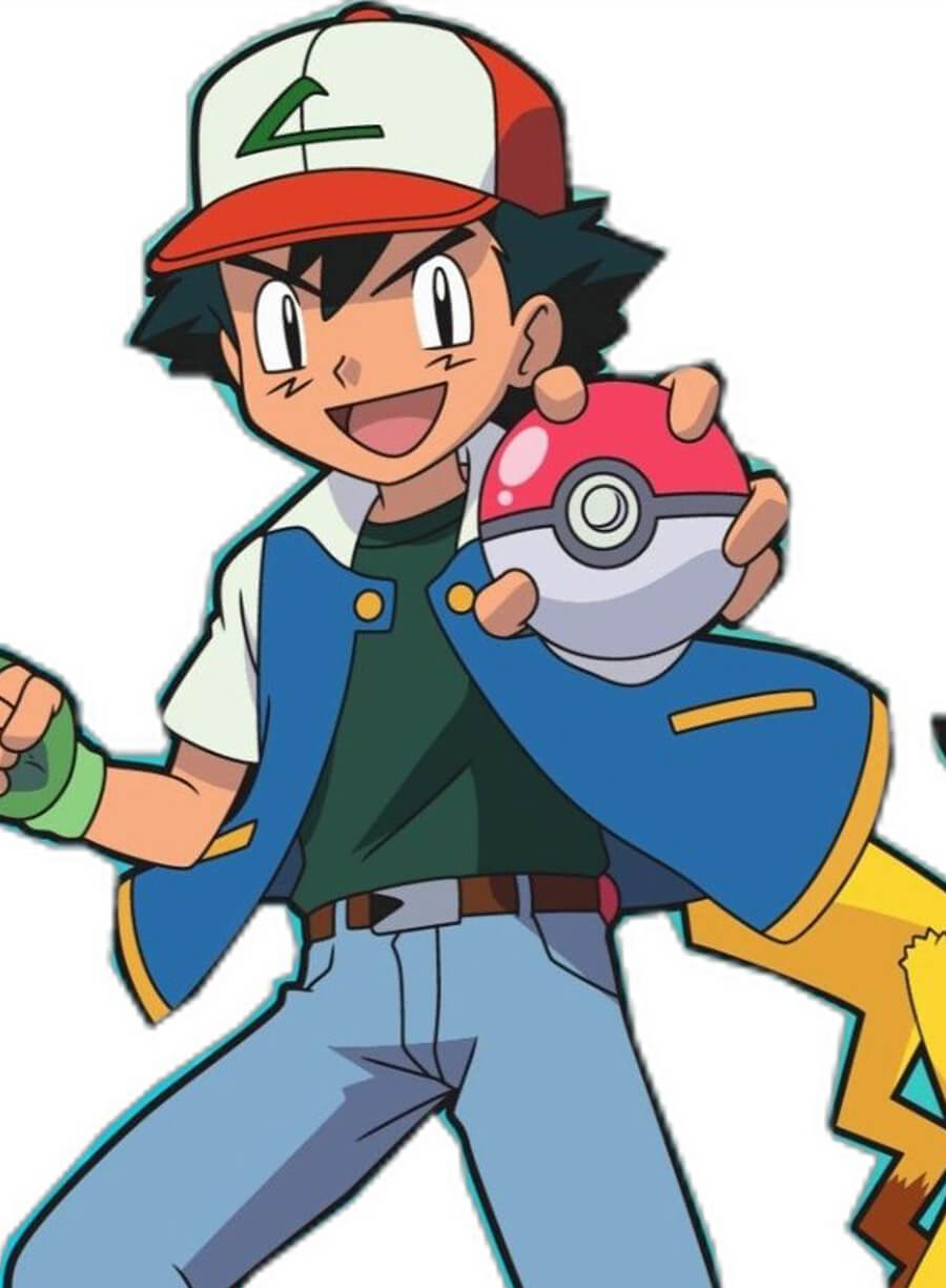 Harpoon Ash Ketchum Inspired Blue Leather Jacket - Pokemon Style