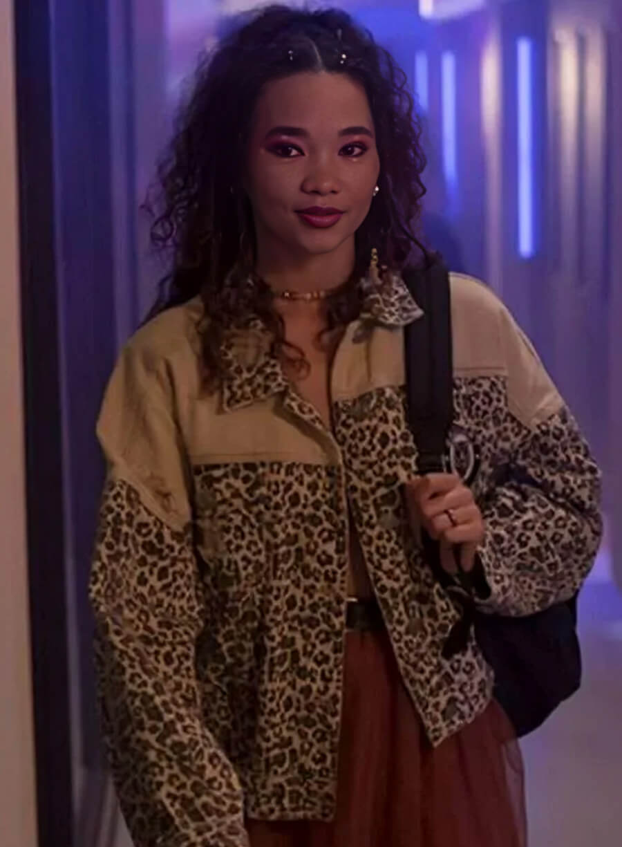 Harpoon Riley Inspired Leopard Print Leather Jacket - I Know What You Did Last Summer Style