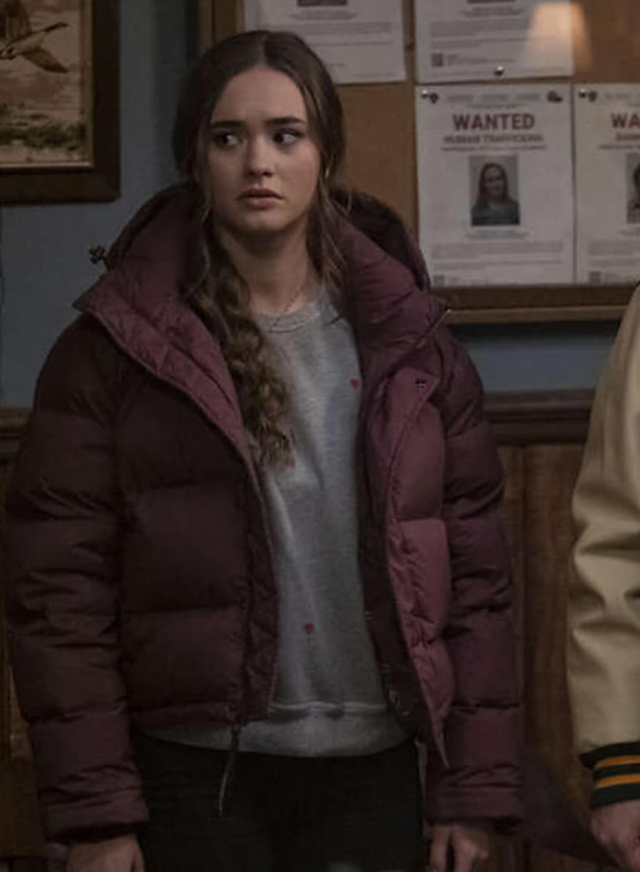 Harpoon Audrey Bishop Inspired Purple Parachute Fabric Hooded Jacket - Dexter New Blood Style