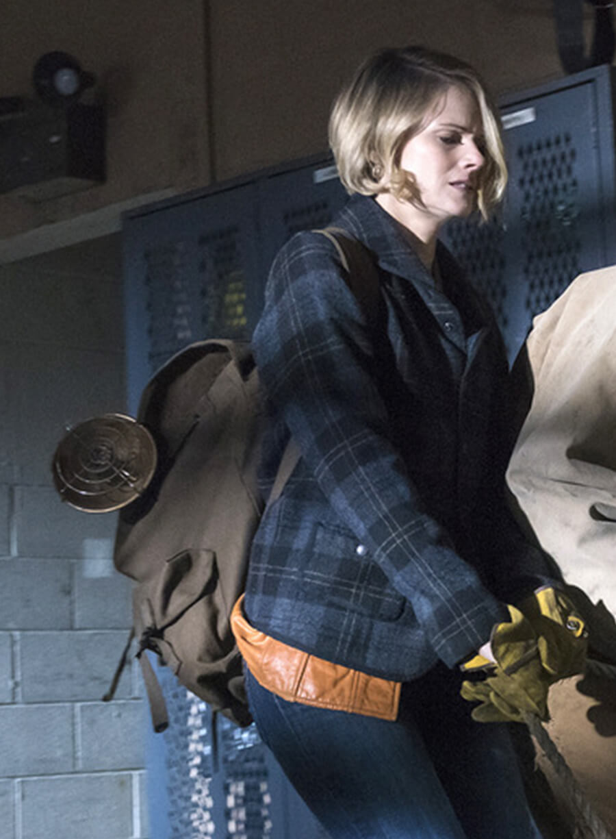 Harpoon Ava Crowder Inspired Multicolor Wool Jacket - Justified Style