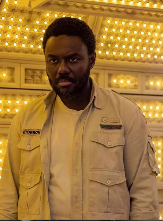 Harpoon Morrow Inspired White Leather Jacket - Countdown 2025 Style