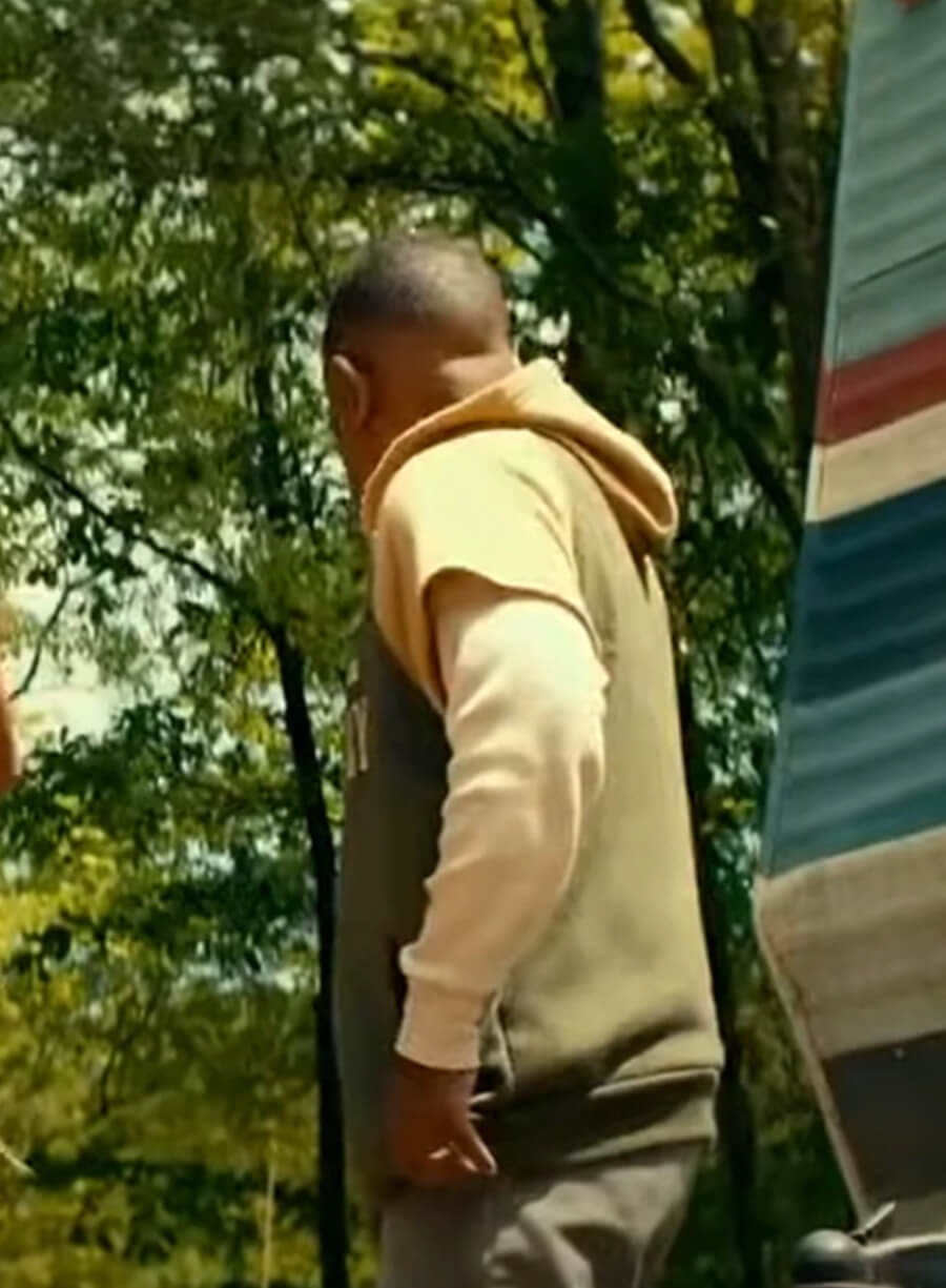 Harpoon Marcus Miles Burnett Inspired Green Fleece Hooded Jacket - Bad Boys Ride or Die Style