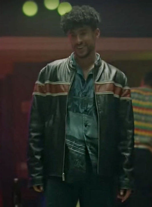 Harpoon Felipe Inspired Black Leather Jacket - Cassandro Style