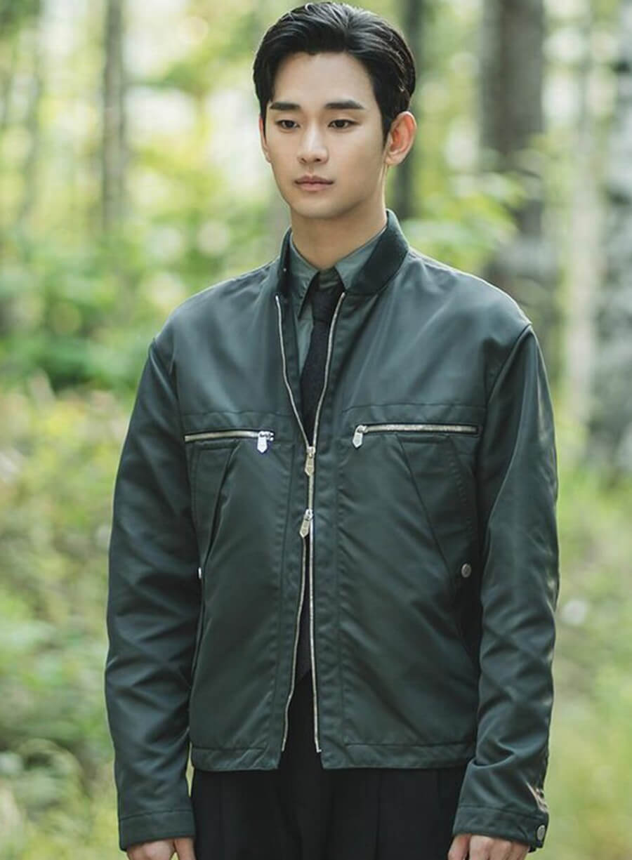 Harpoon Baek Hyun-woo Inspired Black Leather Jacket - Queen of Tears Style