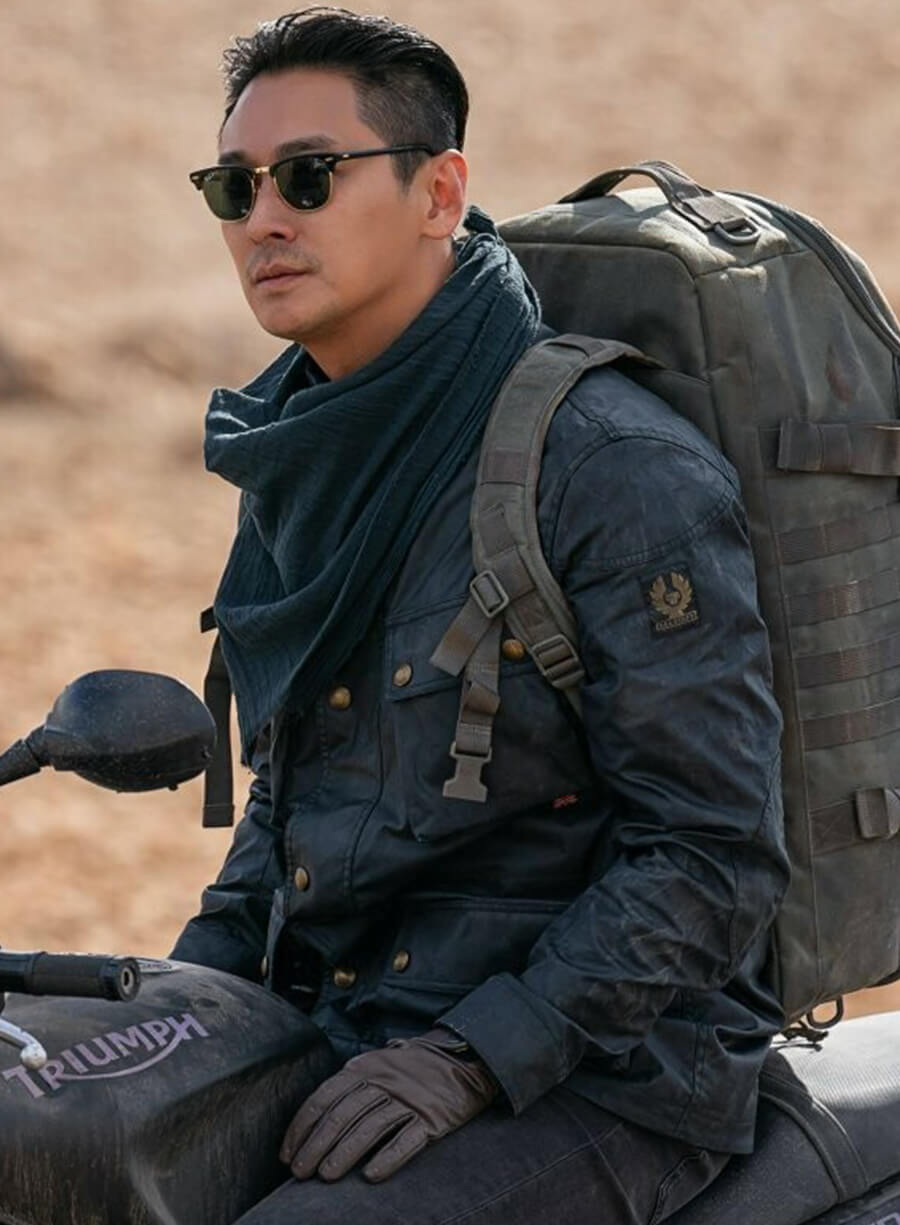 Harpoon Baek Kang-hyeok Inspired Black Leather Jacket - The Trauma Code: Heroes on Call 2025 Style
