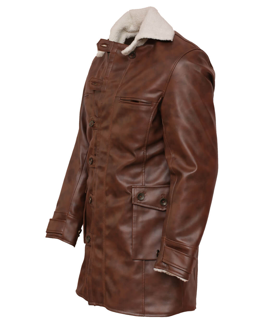 Harpoon Bane Fur Inspired Brown Coat