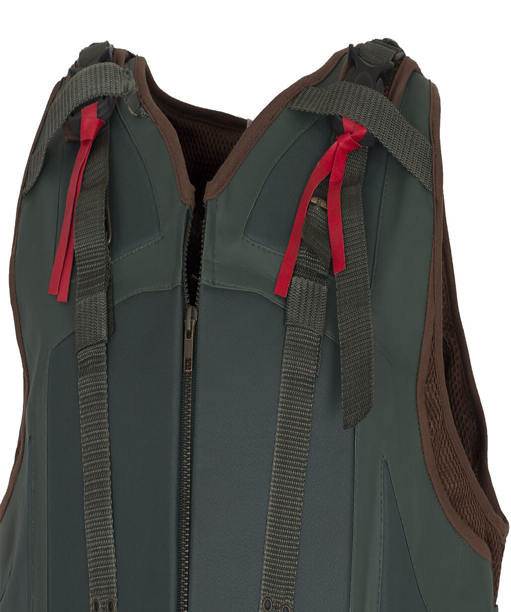 Harpoon Bane Faux Vest Inspired Green Leather Jacket