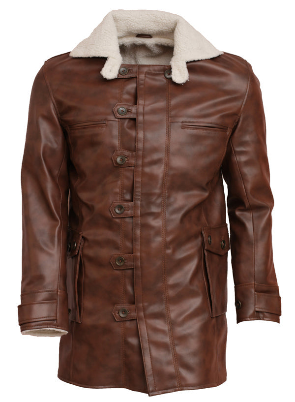 Harpoon Bane Fur Inspired Brown Coat
