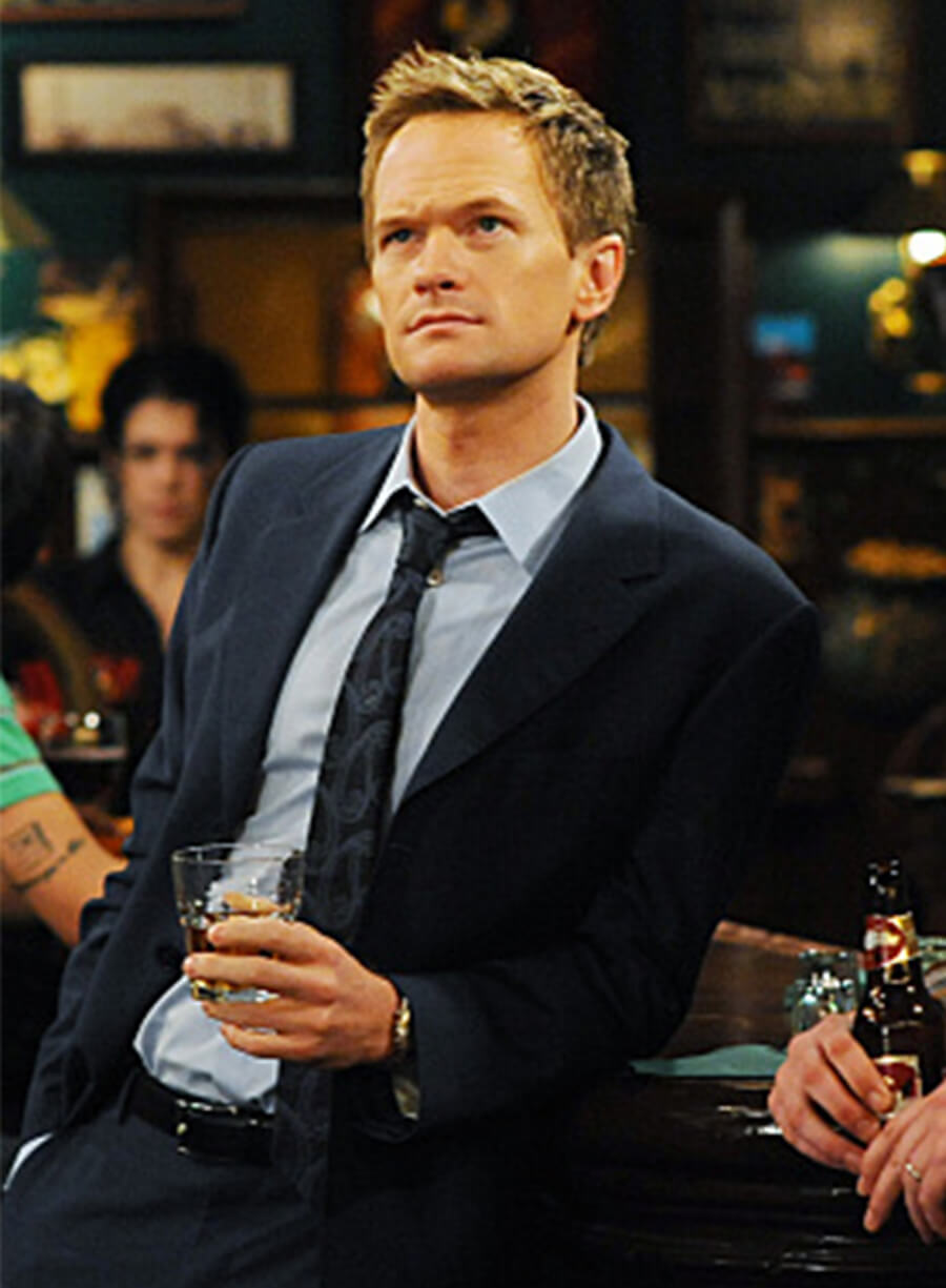 Harpoon Barney Stinson Inspired Blue Leather Jacket - How I met Your Mother Style