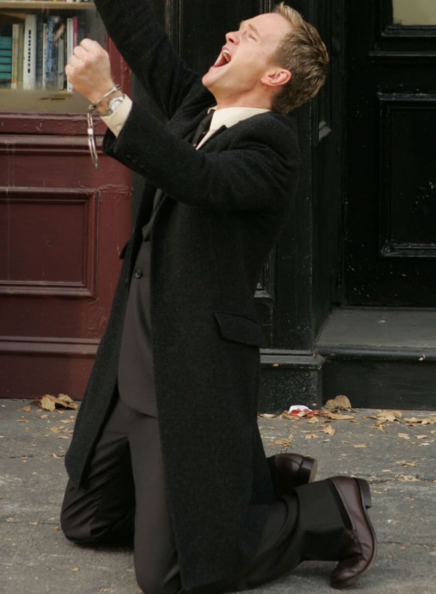 Harpoon Barney Stinson Inspired Black Coat - How I met Your Mother S02 Style