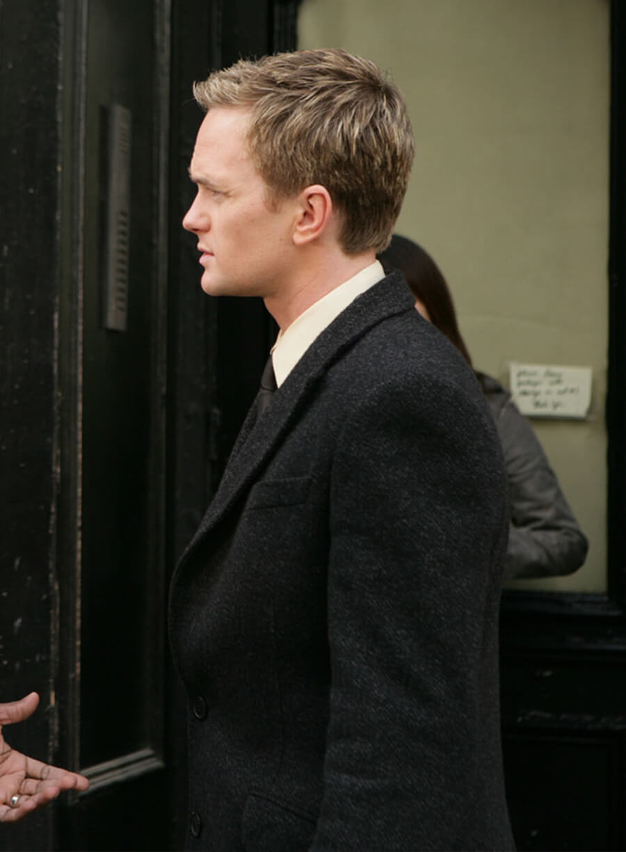 Harpoon Barney Stinson Inspired Black Coat - How I met Your Mother S02 Style