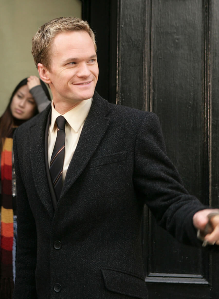 Harpoon Barney Stinson Inspired Black Coat - How I met Your Mother S02 Style