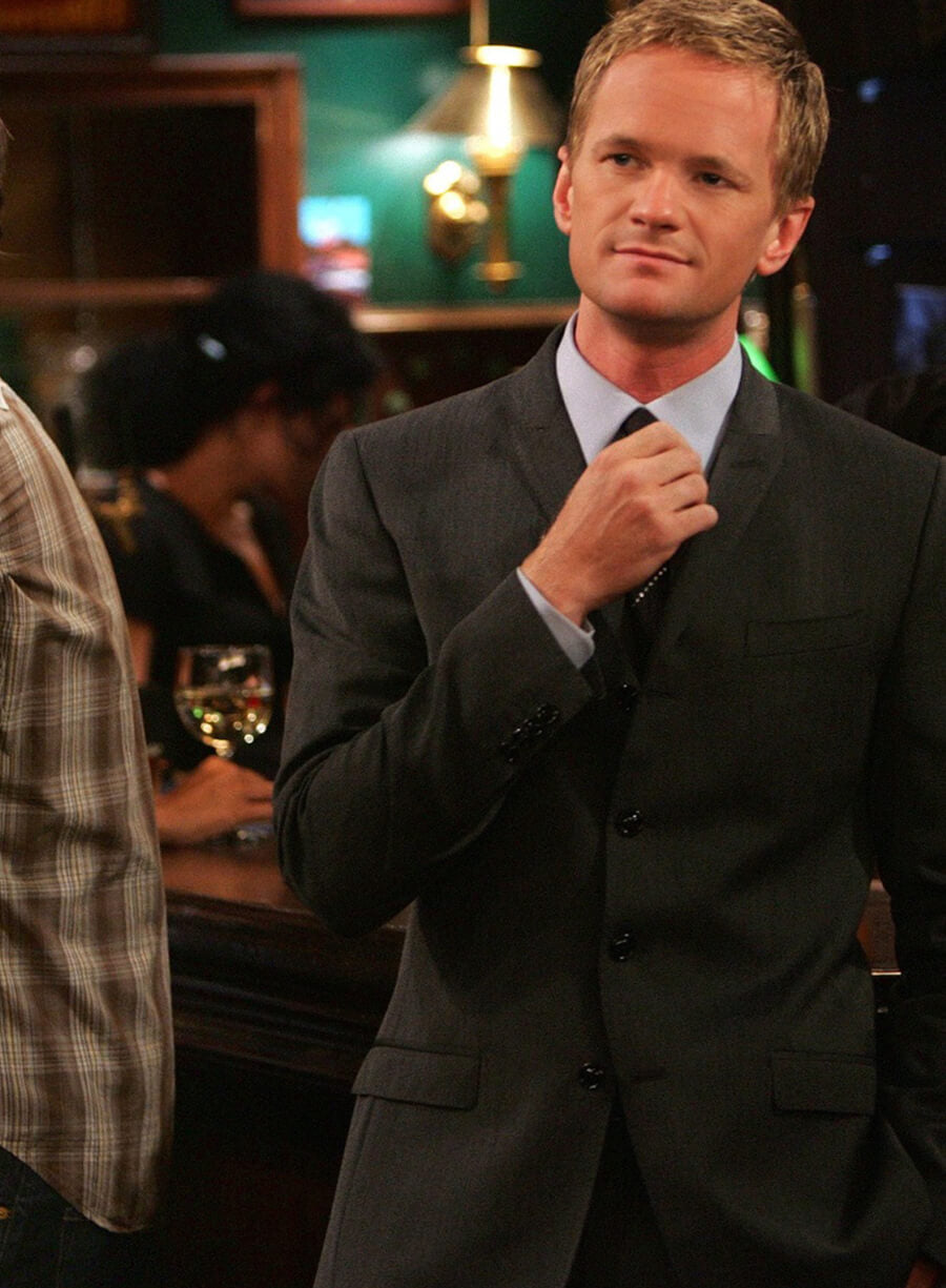 Harpoon Barney Stinson Inspired Black Leather Jacket - How I met Your Mother S03 Style