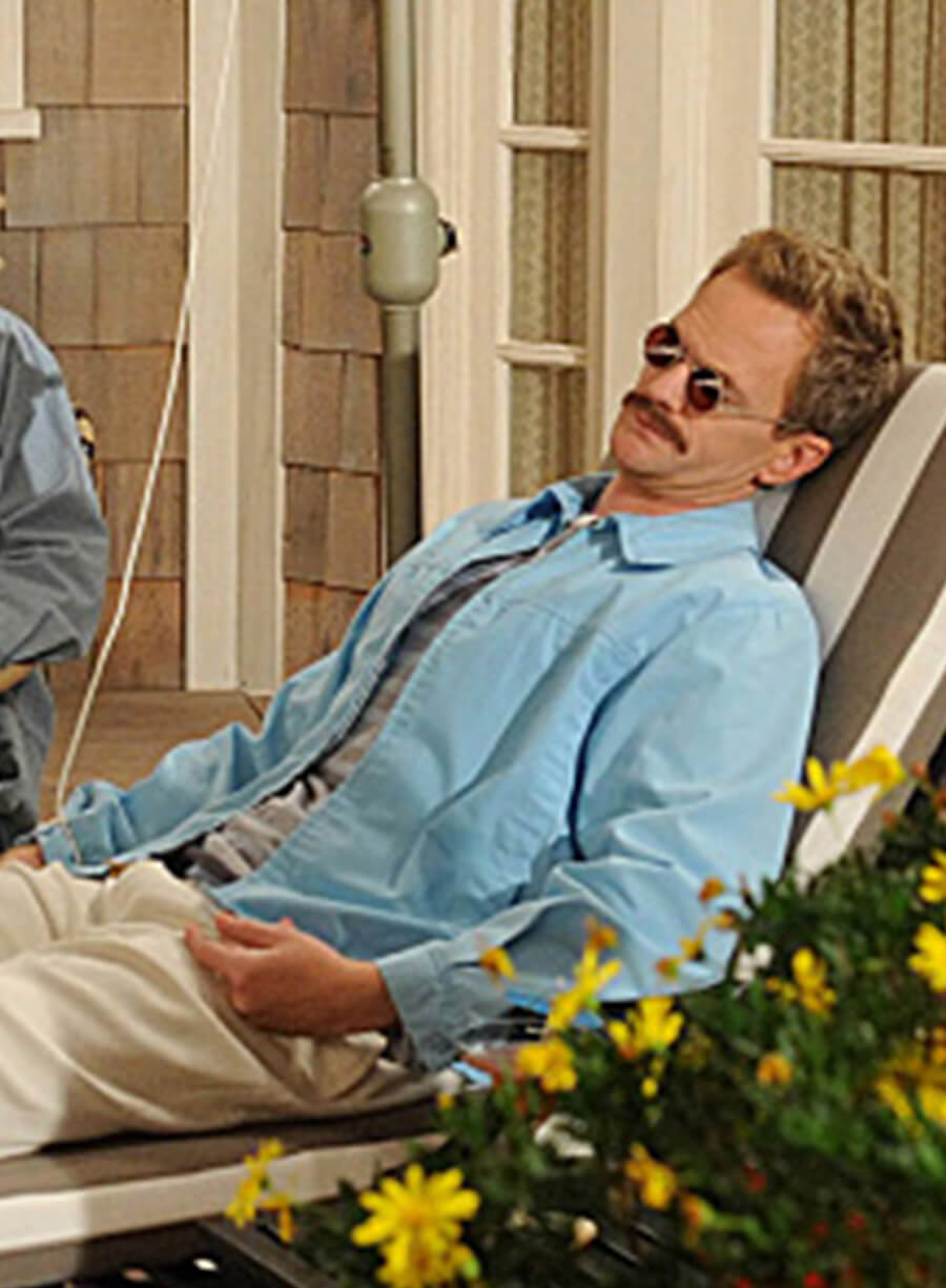 Harpoon Barney Stinson Inspired Blue Leather Jacket - How I met Your Mother S08 Style