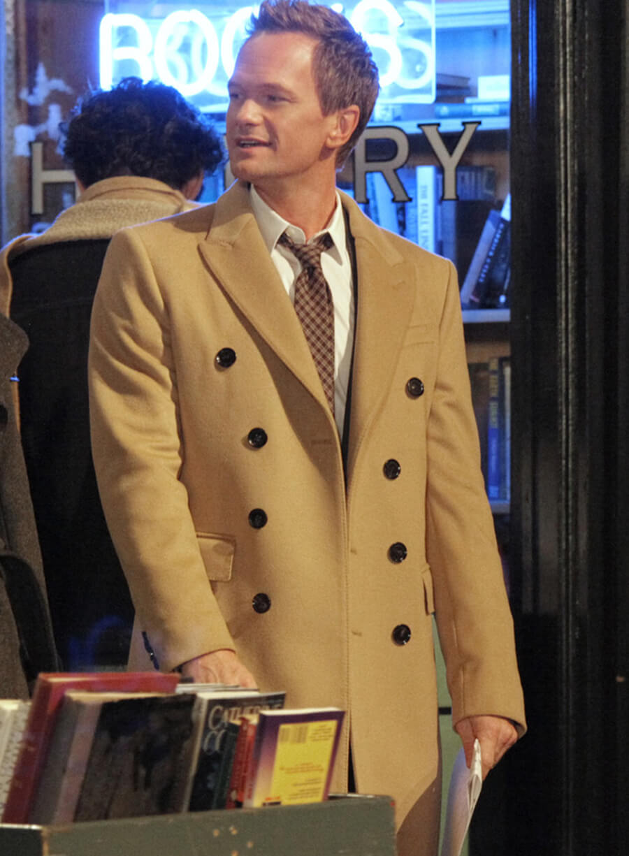 Harpoon Barney Stinson Inspired Brown Coat - How I met Your Mother S08 Style