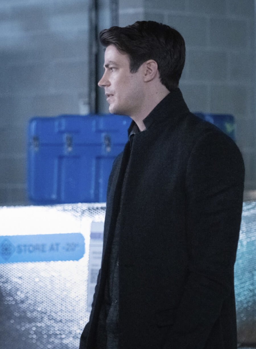 Harpoon Barry Allen Inspired Black Coat - The Flash Style