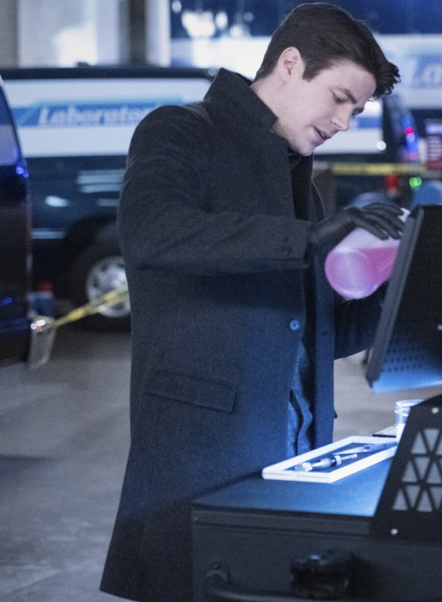 Harpoon Barry Allen Inspired Black Coat - The Flash Style