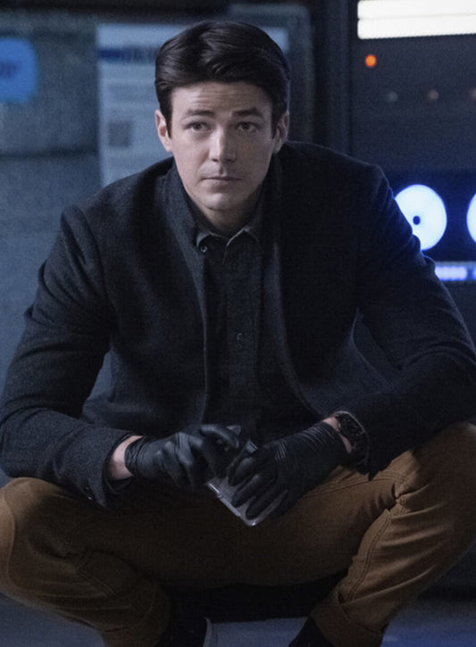 Harpoon Barry Allen Inspired Black Coat - The Flash Style