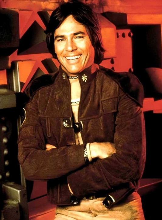 Harpoon Lee Apollo Adama Inspired Brown Suede Leather Leather Jacket - Battlestar Galactica Style